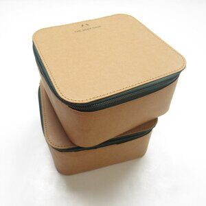 2x The Body Shop Zippered Paper Storage Boxes